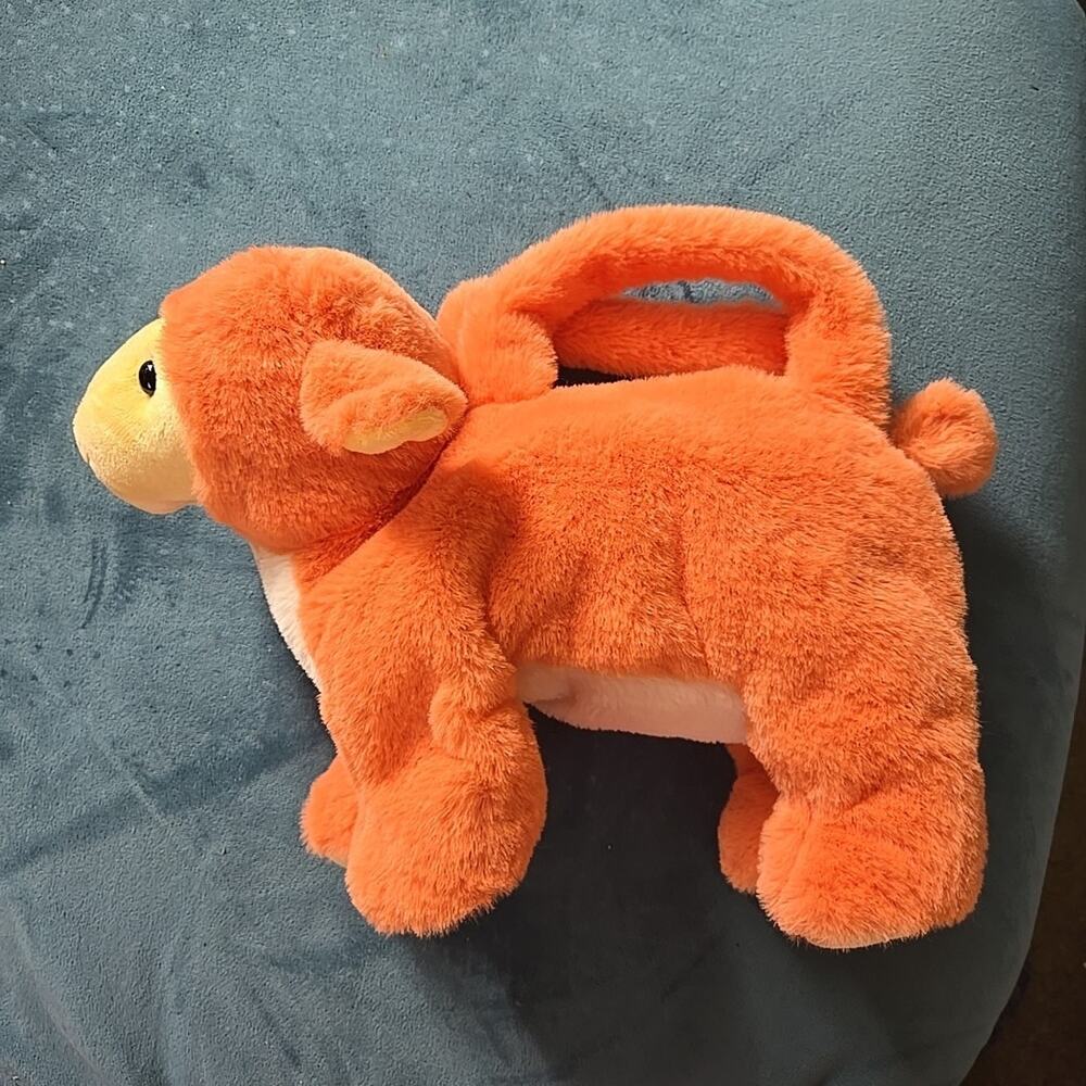 Plushies Orange Lamb Purse. Very Soft